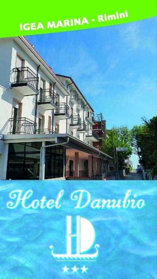 Hotel Danubio Bellaria-Igea Marina Exterior foto